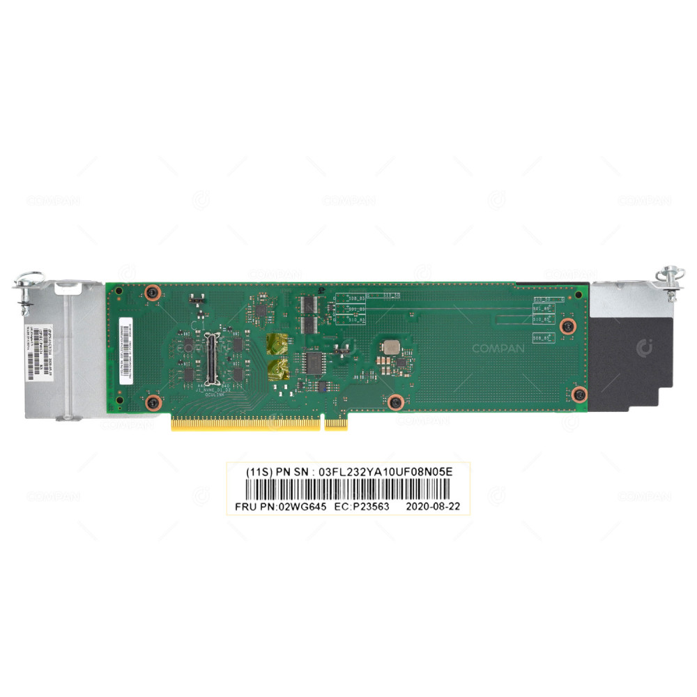 02WG645  IBM POWER 9 NVME U.2 PASS-THRU CARD FOR S924, 9009-41G